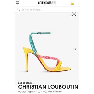 Louboutin Mafaldina 100 mm Multi